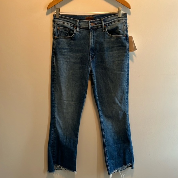 MOTHER The Insider Crop Step Fray Size 28 NWT - Picture 7 of 16